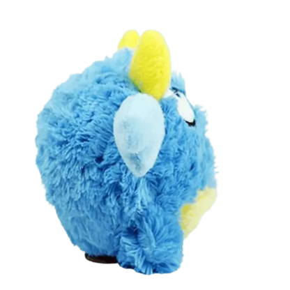 Small Blue Monster Dog Toy 2.4in – Interactive Dental Chew