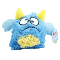 Blue Monster Dog Toy 4.7in – Durable Chew Toy with Squeaker