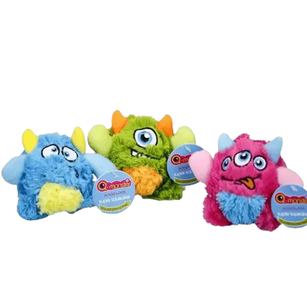 Monster Dog Toys 4.7in – Blue, Green & Red Rose Dental Chews