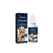 Natural eye drops for dogs and cats - 0.35 fl oz bottle for dry, itchy pet eyes