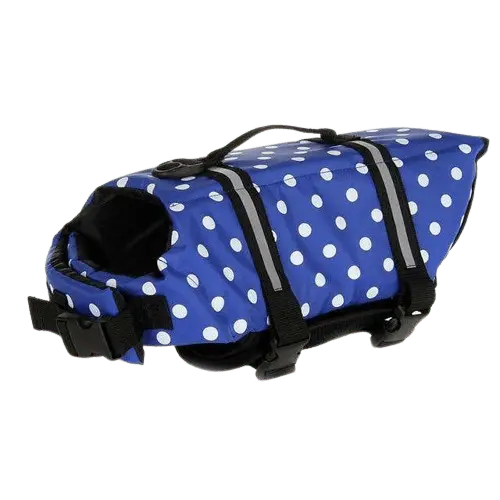 Navy Blue Dots Dog Vest, Great for Outdoors. BUY FOR DOG
