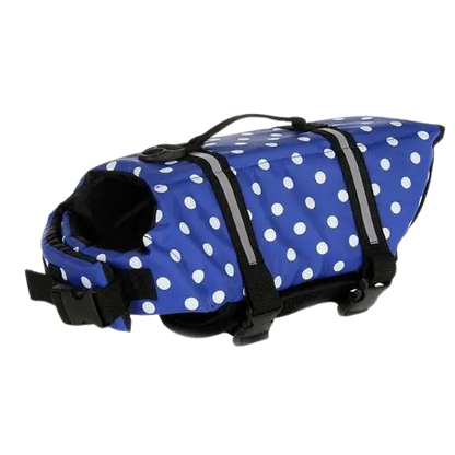 Navy Blue Dots Dog Vest, Great for Outdoors. BUY FOR DOG