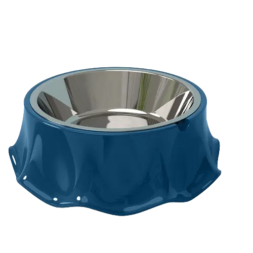 Non-slip hygienic pet bowl perfect for small dogs and cats. Buy for Dog