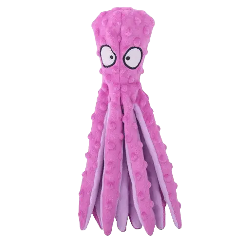 Non-toxic plush octopus toy for dogs, safe and eco-friendly, designed for durability and long-lasting fun. Buy for Dog
