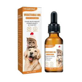 Organic flaxseed oil helps reduce pet anxiety, recommended by veterinarians for natural relief in dogs and cats. Buy for Dog