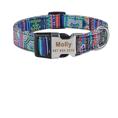 Custom Dog ID Collar with Engraved Name | Safe & Stylish