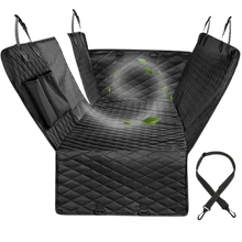 Black pet car seat cover designed for secure and stylish pet travel. BUY FOR DOG