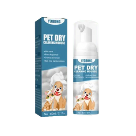 Pet Dry Cleaning Foam for Cats and Dogs - Natural, Gentle, and Effective Hygiene Solution. Buy for Dog