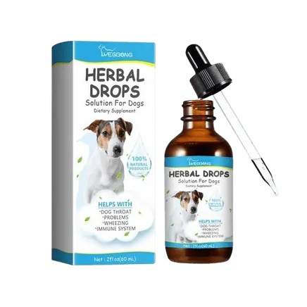 Pet Herbal Drops provide natural relief for cough and runny nose while boosting your pet's immune system. These veterinarian-approved herbal supplements are perfect for dogs and cats, enhancing their overall health and well-being. Buy for Dog