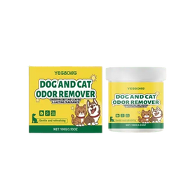 Pets odor remover gel for dogs and cats – eliminates bad smells, absorbs odors, and keeps home fresh.