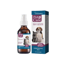 Natural oral cleaning spray for dogs and cats – fresh breath, plaque control, and healthy teeth.