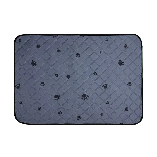 Eco-friendly grey pet pad for dogs and cats, washable and reusable. BUY FOR DOG