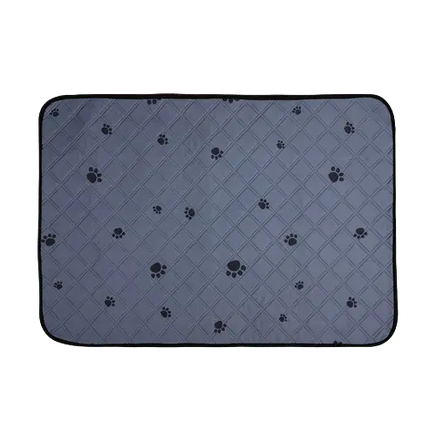 Eco-friendly grey pet pad for dogs and cats, washable and reusable. BUY FOR DOG