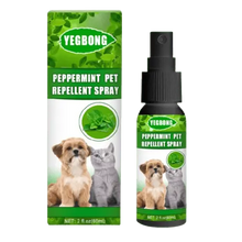 Pet repellent spray for dogs and cats to keep pets off furniture and indoor areas safely