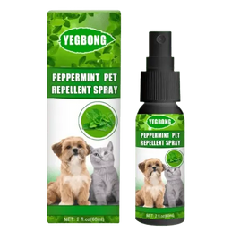 Pet repellent spray for dogs and cats to keep pets off furniture and indoor areas safely