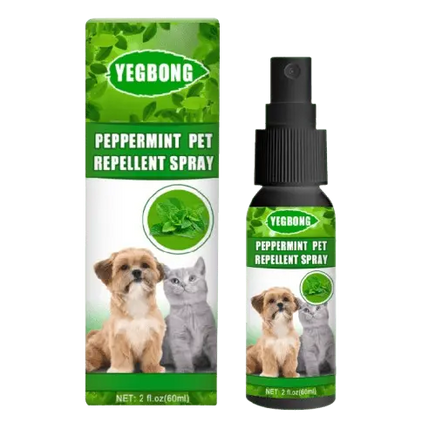 Pet repellent spray for dogs and cats to keep pets off furniture and indoor areas safely