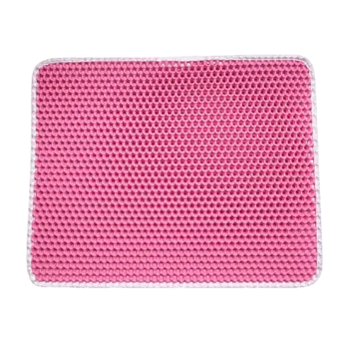 Advanced honeycomb cat litter mat designed for easy cleaning, trapping litter efficiently. Buy for Dog