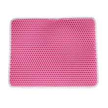 Advanced honeycomb cat litter mat designed for easy cleaning, trapping litter efficiently. Buy for Dog