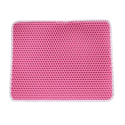 Advanced honeycomb cat litter mat designed for easy cleaning, trapping litter efficiently. Buy for Dog