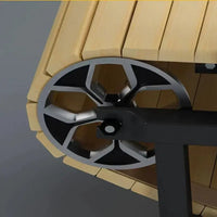 Close-up view of the heavy-duty construction of the Dog Treadmill. BUY FOR DOG