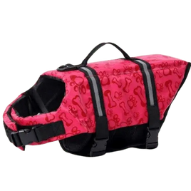 Red Paw Pattern Vest for Active Dogs. BUY FOR DOG
