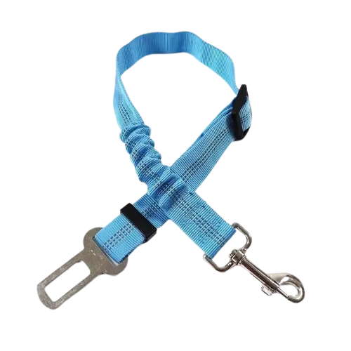 Durable premium nylon construction of dog seat belt. Buy for Dog