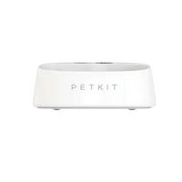 Smart antibacterial dog bowl front view for safe feeding.