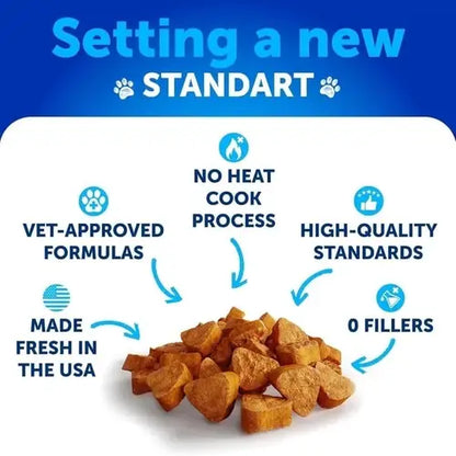 Hip and joint relief chews supporting healthy movement in dogs.