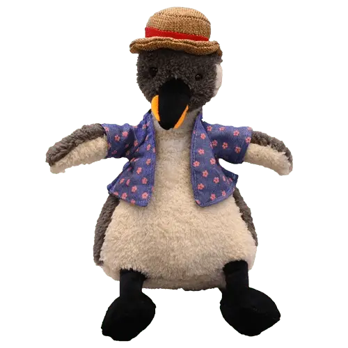 Soft and cuddly white penguin dog plush toy for comfort and fun. Buy for Dog