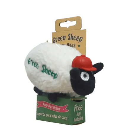 Sporty Sheep Dog Poop Bag Dispenser with Red Cap - Ideal for Active Pet Owners. Buy for Dog