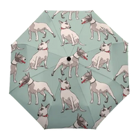 Fun dog illustration umbrella for sunny and rainy weather. BUY FOR DOG