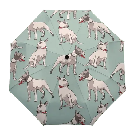 Fun dog illustration umbrella for sunny and rainy weather. BUY FOR DOG