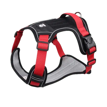 Best dog harness with reflective safety strips, providing high visibility during nighttime walks. Buy for Dog