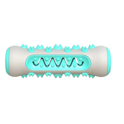 Chew-resistant dog toy designed for dental health, reducing plaque and tartar while providing a fun chewing experience. Buy for Dog