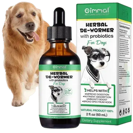 Natural herbal de-wormer for dogs that boosts digestion and strengthens immunity. Buy for Dog