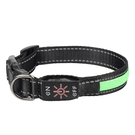 Waterproof LED Dog Collar Ensuring Night Safety. Buy for Dog