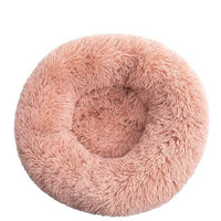 Leather Pink  Calm and Soft Dog Bed with bufordog.com
