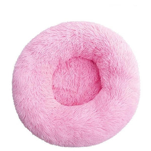 Pink  Calm and Soft Dog Bed with bufordog.com