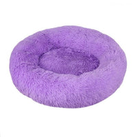 Purple  Calm and Soft Dog Bed with bufordog.com